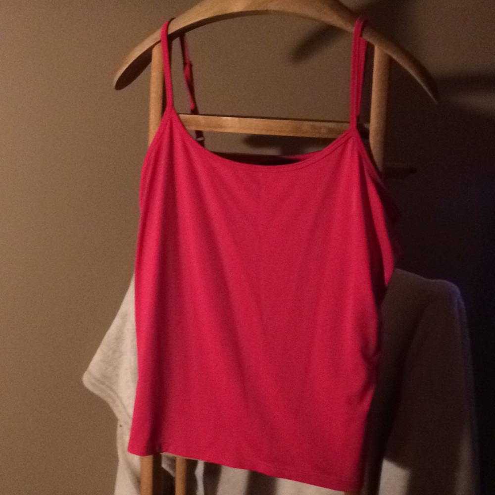 Ladies thin strap tank top